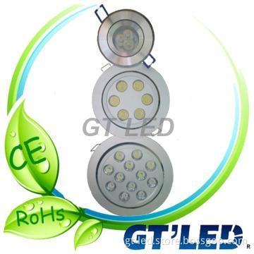 Professional 3W 9W 12W LED Ceiling Light